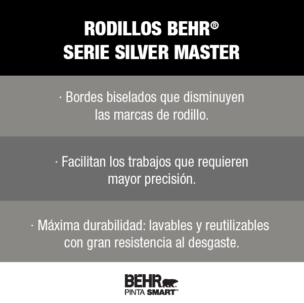 Behr Rodillos Silver Master Home Depot México